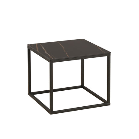 Side Table Michael FavoFurn Black LxBxH 63x63x10 Sintered stone Nnb