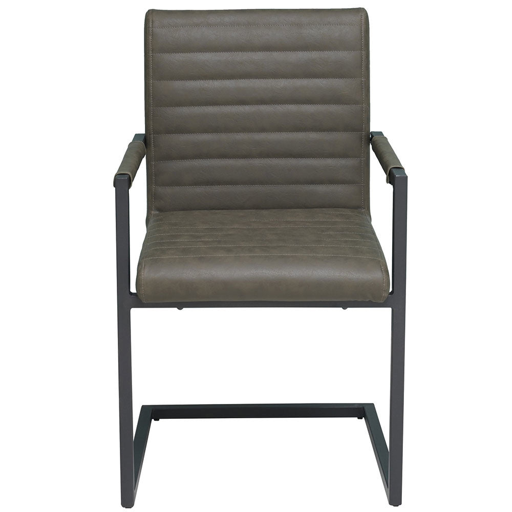 Dining Chair Kubis FavoFurn Green LxBxH 71x59x58 Artificial leather Nnb