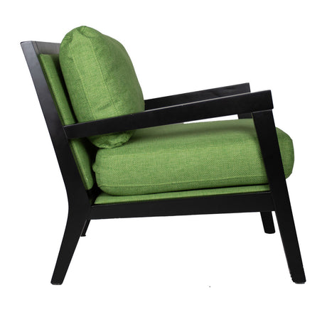 Armchair East FavoFurn Green LxBxH 111x86x72 Fabric Nnb