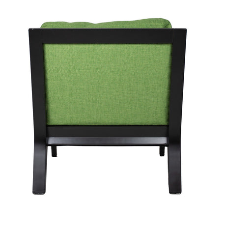 Armchair East FavoFurn Green LxBxH 111x86x72 Fabric Nnb