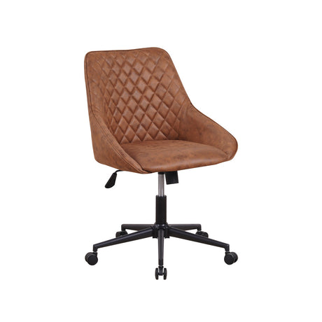 Office Chair Kayne FavoFurn Cognac LxBxH 75x61x52 Fabric Nnb