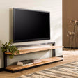 TV cabinet Aleno HomeHaven Brown LxBxH 180x55x30 Acacia wood Nnb