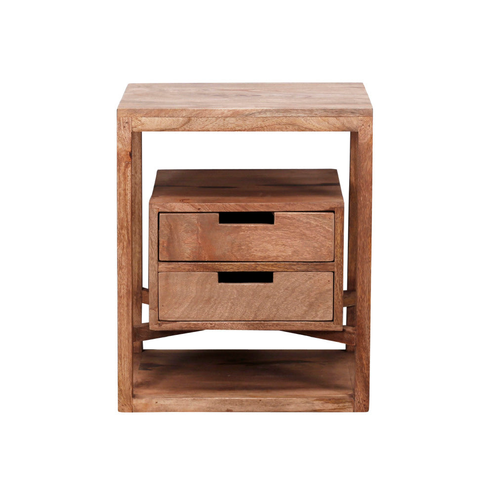 Bedside Table Casablanca HomeHaven Brown LxBxH 61x50x42 Mango wood Nnb