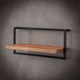 Wall Shelf Elio HomeHaven Brown LxBxH 66x33x11 Acacia wood Nnb