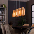 Pendant Light Houston HomeHaven Brown LxBxH 140x42x20 Mango wood Nnb