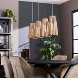 Pendant Light Houston HomeHaven Brown LxBxH 140x42x20 Mango wood Nnb