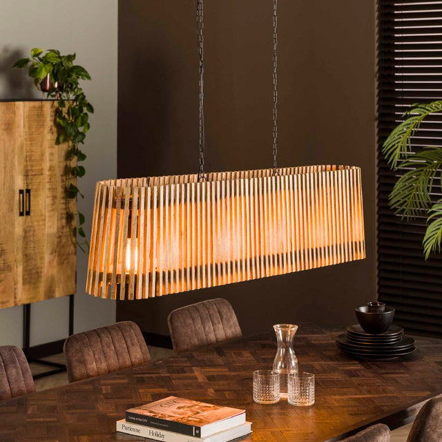 Pendant Light Houston HomeHaven Brown Mango wood Nnb