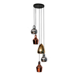 Pendant Light Bowen HomeHaven Multicolor LxBxH 63x58x29 Glass Nnb