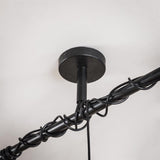 Pendant Light Lyric HomeHaven Grey, Black Metal Nnb