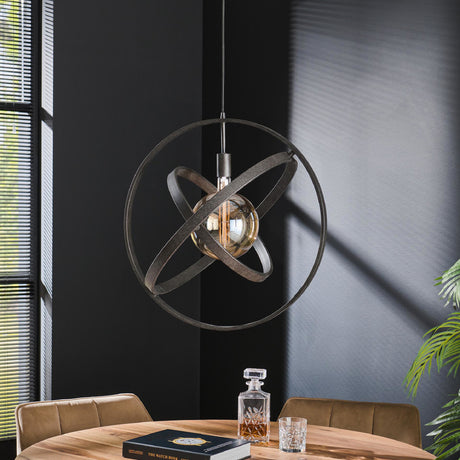 Pendant Light Neill HomeHaven Black LxBxH 67x67x17 Metal Nnb