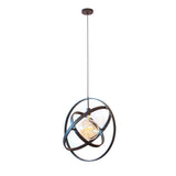 Pendant Light Neill HomeHaven Black LxBxH 67x67x17 Metal Nnb