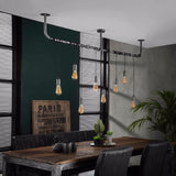 Pendant Light Ross HomeHaven Grey LxBxH 180x33x16 Metal Nnb