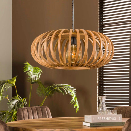 Pendant Light Joss HomeHaven Brown LxBxH 79x79x41 Mango wood Nnb