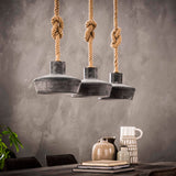 Pendant Light Patton HomeHaven Grey LxBxH 92x33x27 Metal Nnb