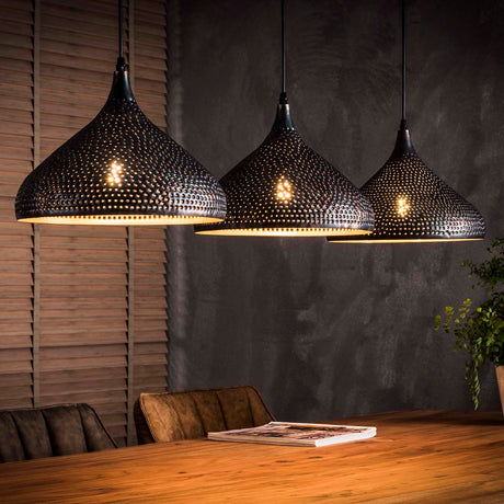 Pendant Light Kenyon HomeHaven Black LxBxH 114x40x31 Metal Nnb