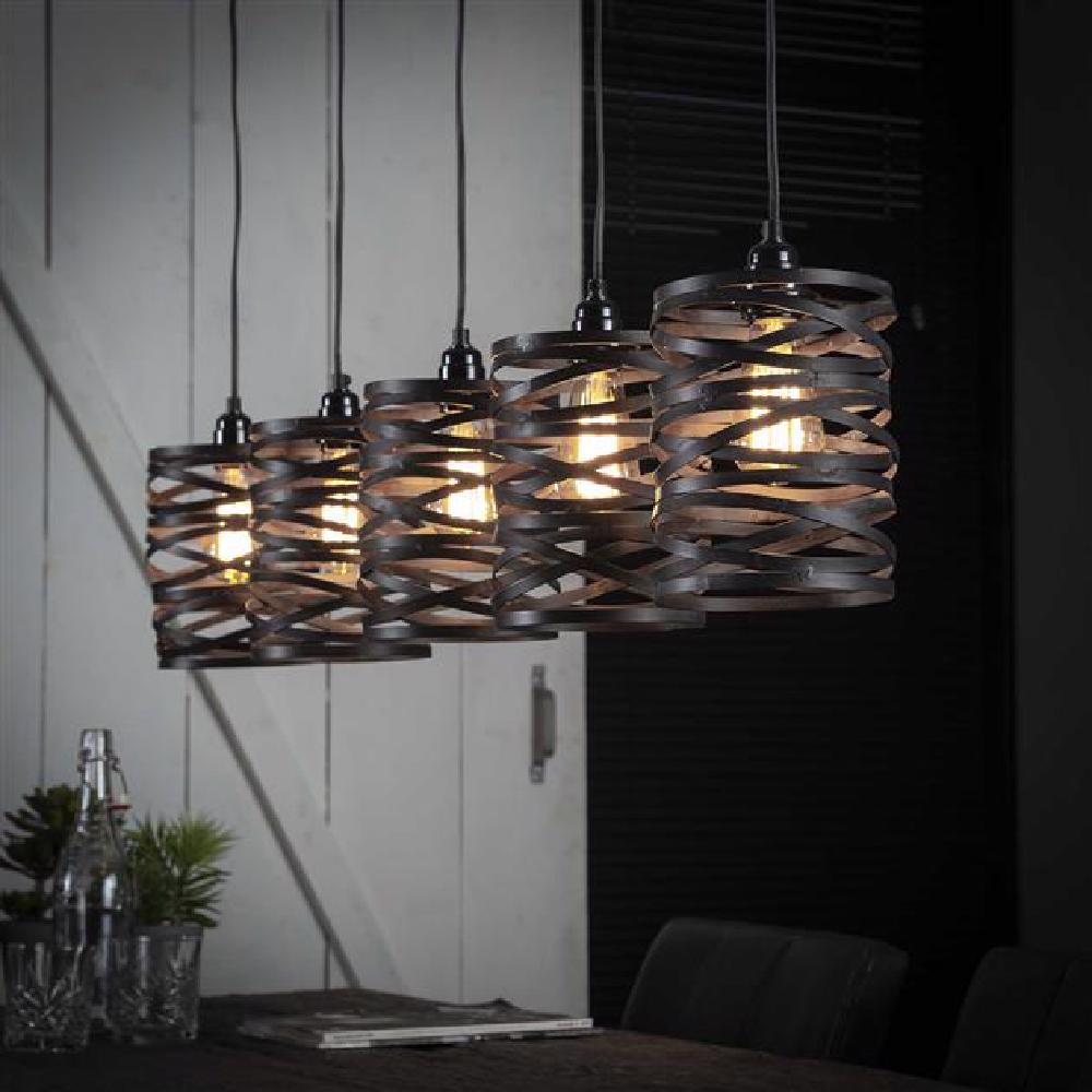 Pendant Light Heath HomeHaven Slate grey LxBxH 117x27x19 Metal Nnb