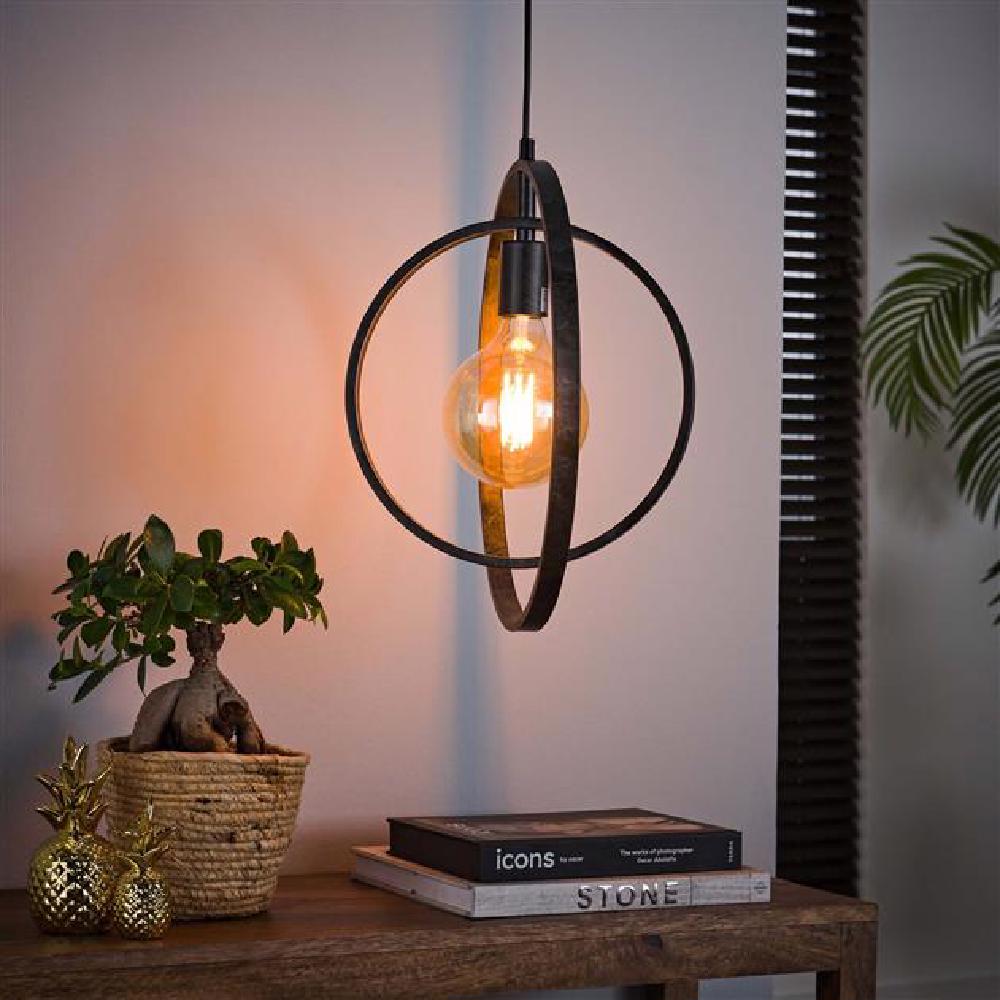 Pendant Light Jago HomeHaven Black LxBxH 46x46x10 Metal Nnb