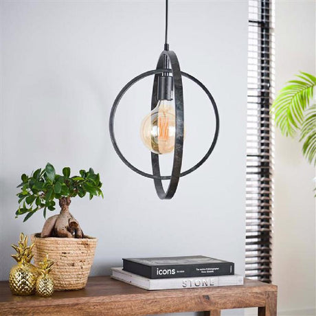 Pendant Light Jago HomeHaven Black LxBxH 46x46x10 Metal Nnb