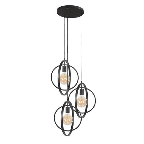 Pendant Light Jago HomeHaven Black LxBxH 48x46x45 Metal Nnb