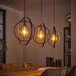 Pendant Light Jago HomeHaven Black LxBxH 129x46x11 Metal Nnb