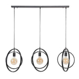 Pendant Light Jago HomeHaven Black LxBxH 129x46x11 Metal Nnb