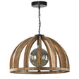 Pendant Light Monty HomeHaven Brown LxBxH 69x69x50 Mango wood Nnb