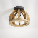 Ceiling Light Monty HomeHaven Brown LxBxH 34x34x28 Mango wood Nnb