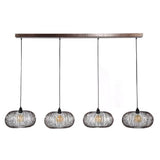 Pendant Light Hurley HomeHaven Black LxBxH 152x40x28 Metal Nnb