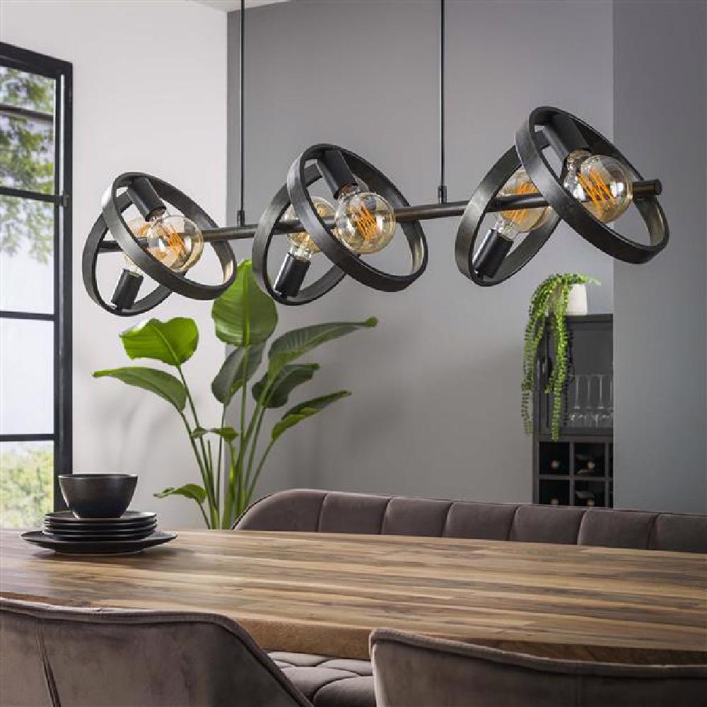 Pendant Light Kimball HomeHaven Black LxBxH 125x43x20 Metal Nnb