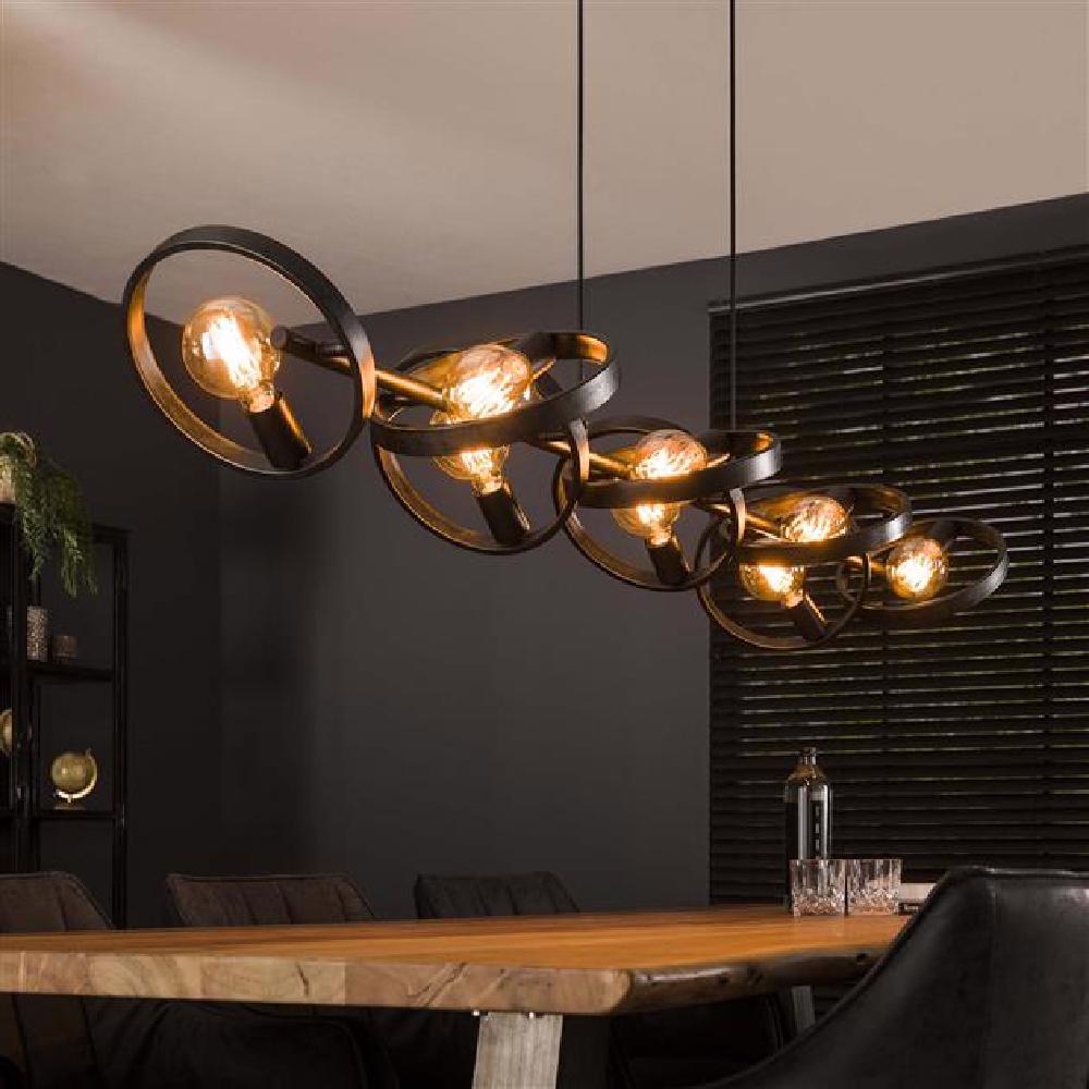 Pendant Light Kimball HomeHaven Black LxBxH 168x44x19 Metal Nnb